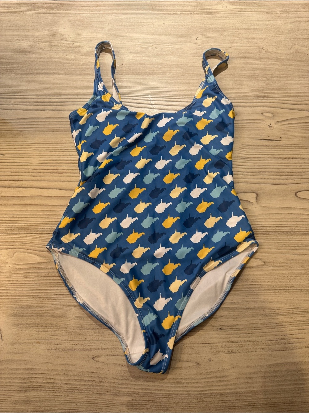 West Virginia one piece swimsuit